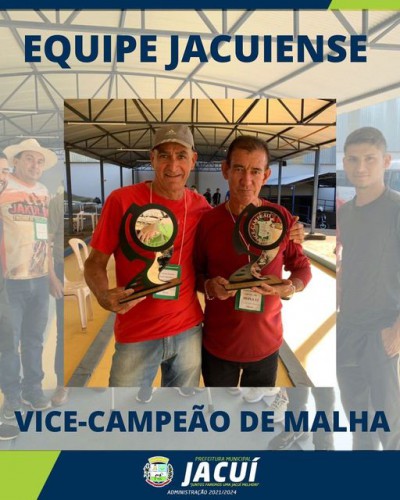 Equipe Jacuiense de Malha foi vice-campeã