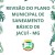 REVISÃO DO PLANO MUNICIPAL DE SANEAMENTO BÁSICO DE JACUÍ - MG