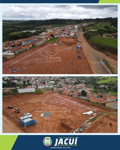 Início da construção da nova sede da Escola Municipal Padre Paulo Expedito de Souza