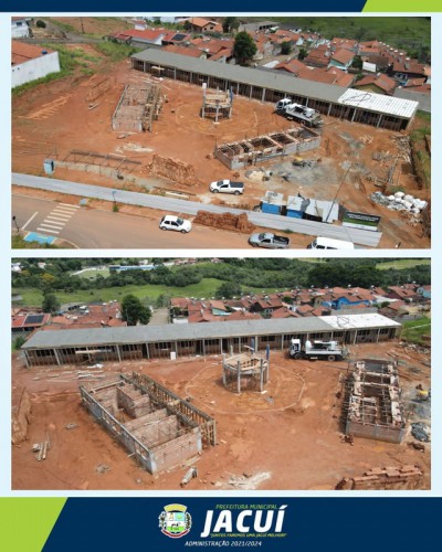 Construção da nova sede da E. M. Padre P. Expedito de Souza